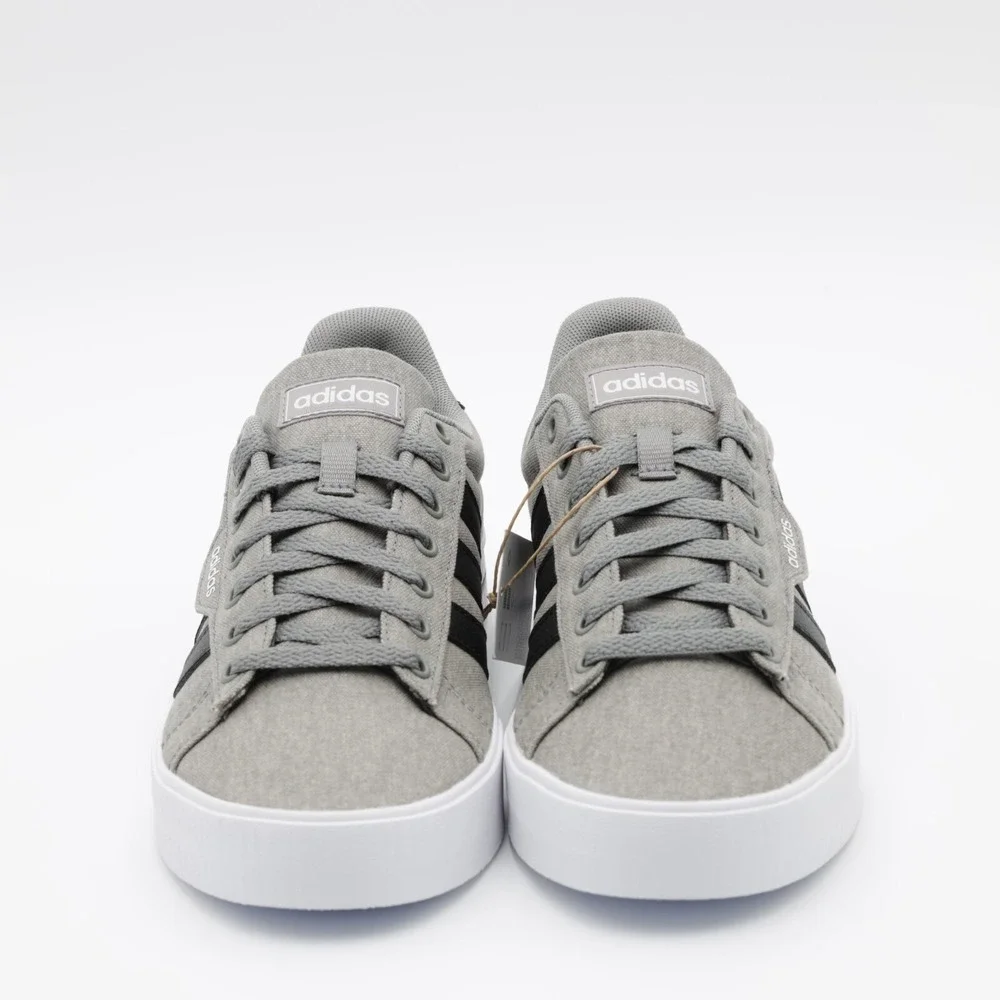 Adidas Men's Daily 3.0 Comfortable Canvas Low Top Shoes Gray/Black Size 7 - Picture 7 of 11